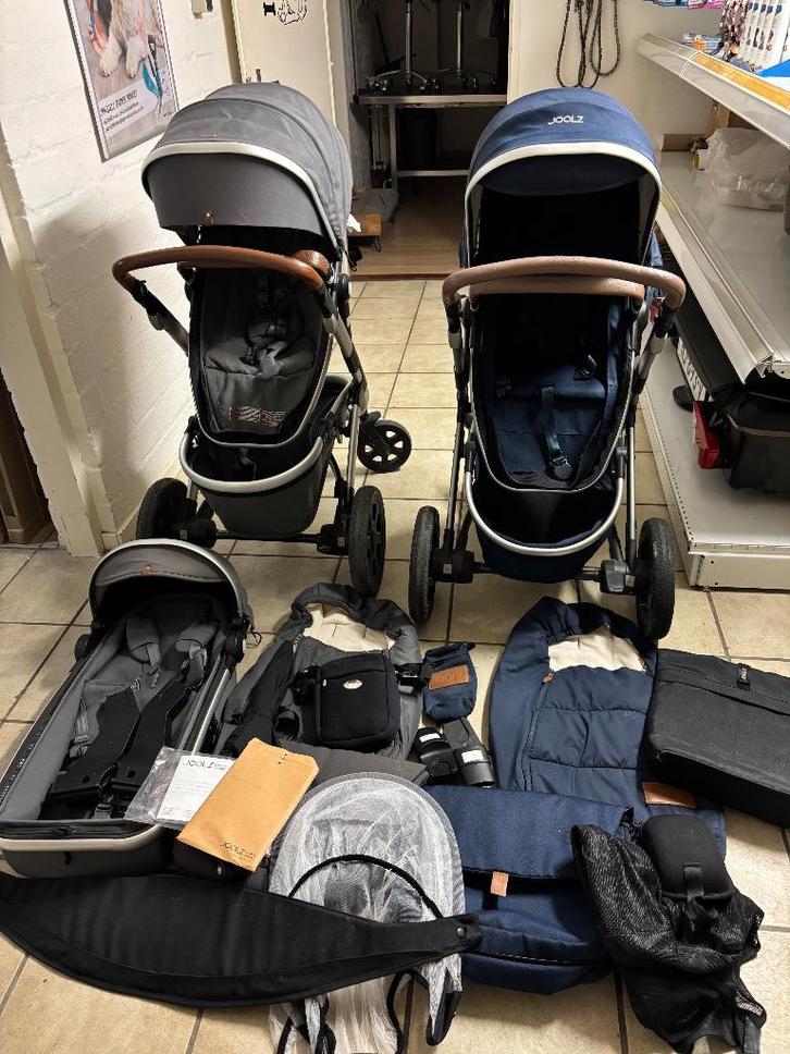 Joolz geo 2 duowagen beige + Joolz geo 2 marine, Kinderen en Baby's, Kinderwagens en Combinaties, Gebruikt, Kinderwagen, Overige merken