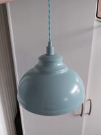 Mintgroene hanglamp met witte binnenkant, Ophalen of Verzenden, Zo goed als nieuw, Minder dan 50 cm