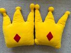Ikea Kroon Kussen - Geel met Ruiten, Huis en Inrichting, Woonaccessoires | Kussens, Ophalen of Verzenden, Zo goed als nieuw, Geel