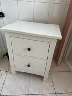 Ikea Hemnes nachtkastje wit, Ophalen, Minder dan 45 cm, 55 tot 70 cm