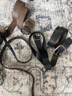 6 Vintage Riemen Collectie, Kleding | Heren, Riemen en Ceinturen, Bruin, Echt leder, Minder dan 95 cm, Ophalen of Verzenden