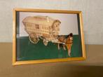 Foto in lijst met glas van een Zigeuner Woonwagen, Ophalen of Verzenden, Nieuw