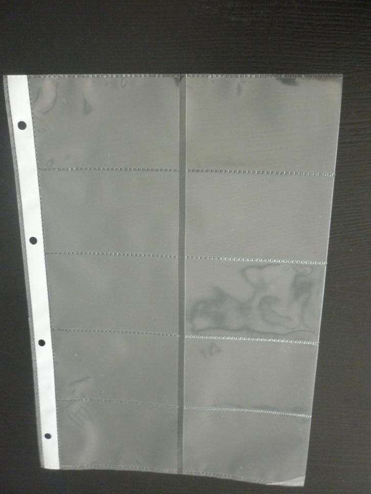 Opbergbladen visitekaartjes / coincards / telefoonkaarten, Diversen, Papierwaren, Zo goed als nieuw, Ophalen of Verzenden