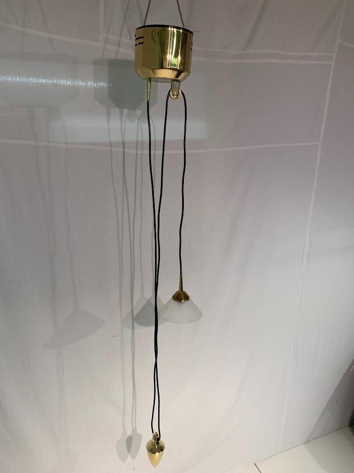Bijzondere goud kleurige hang/plafonlamp, Huis en Inrichting, Lampen | Hanglampen, Nieuw, Minder dan 50 cm, Ophalen of Verzenden