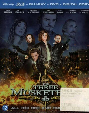 The Three Musketeers in 3D + Blu-ray + DVD - NL uitgave beschikbaar voor biedingen