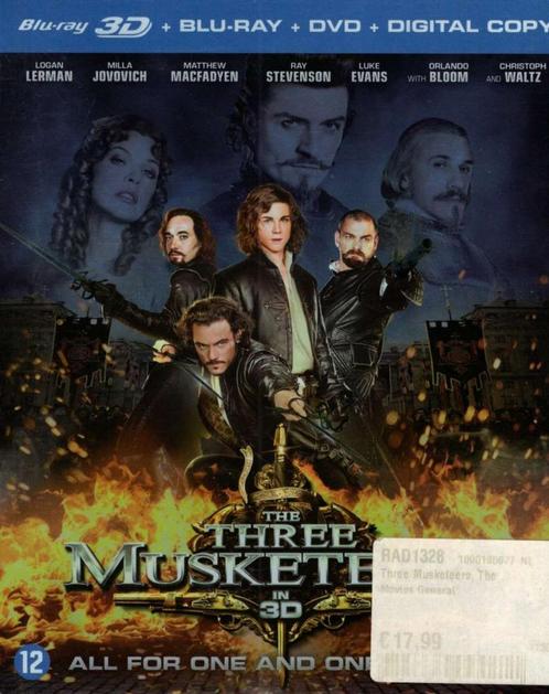 The Three Musketeers in 3D + Blu-ray + DVD - NL uitgave, Cd's en Dvd's, Blu-ray, Zo goed als nieuw, 3D, Boxset, Verzenden