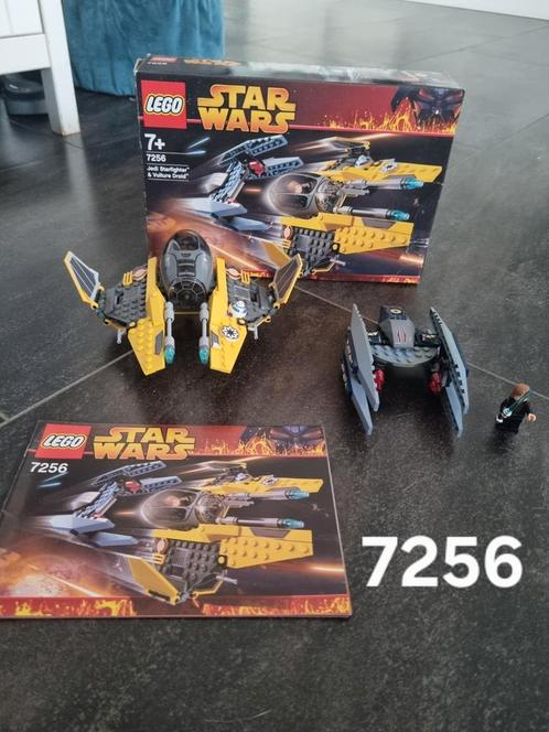 Star wars Lego set 7256 Jedi Starfighter & Vulture droid, Kinderen en Baby's, Speelgoed | Duplo en Lego, Gebruikt, Ophalen of Verzenden