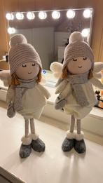 2 staande kerstengelen decoratie, Ophalen, Zo goed als nieuw