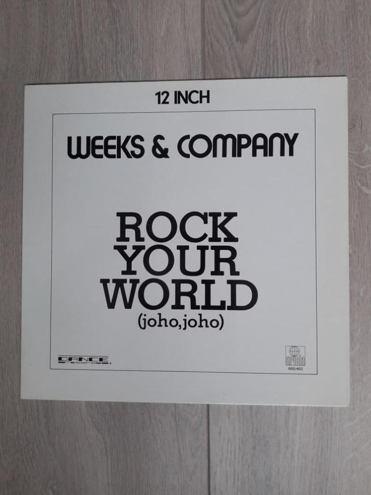 Weeks & Company     Rock Your World ( Joho, joho ), Cd's en Dvd's, Vinyl | Pop, Gebruikt, 1980 tot 2000, Overige formaten, Ophalen of Verzenden