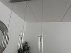 Mooie hanglamp voor boven de eettafel, Ophalen, Gebruikt, Glas, 50 tot 75 cm