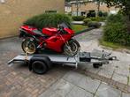Geremde motor aanhanger, Ophalen, Gebruikt