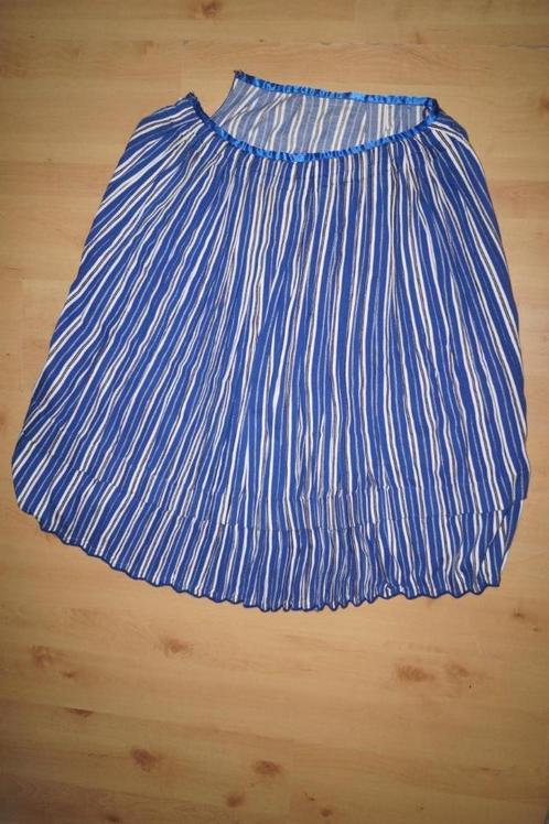 blauw / wit gestreepte onderrok, Staphorster klederdracht, Antiek en Kunst, Antiek | Kleding en Accessoires, Ophalen of Verzenden