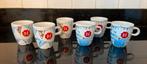 Douwe Egberts koffie mok/kop Feest motief 6 stuks Nieuw, Ophalen of Verzenden, Zo goed als nieuw, Overige stijlen, Kop(pen) en/of Schotel(s)