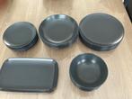 Ikea Färgklar mat donkergrijs servies, Ophalen, Zo goed als nieuw, Effen, Aardewerk