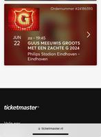 Guus Meeuwis za 22 juni Groots met een zachte G, Tickets en Kaartjes, Evenementen en Festivals, Twee personen