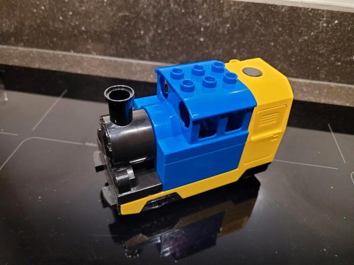 Elektrische locomotief Uniblocks, Kinderen en Baby's, Speelgoed | Speelgoedvoertuigen, Gebruikt, Ophalen of Verzenden