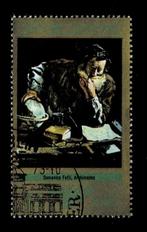 postzegel 1584 DDR schilderij "Archimedes", Postzegels en Munten, Postzegels | Europa | Duitsland, Ophalen of Verzenden, DDR, Gestempeld