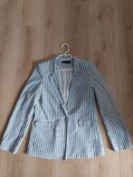 Groenwit gestreept blazer van Guts & Gusto, Kleding | Dames, Maat 38/40 (M), Only, Wit, Ophalen of Verzenden