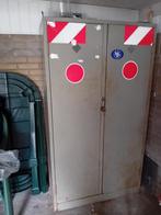 Industriële kast staal 180 hoog, 1 meter breed, Ophalen of Verzenden, Zo goed als nieuw
