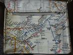 Subwayline design schouder/handtas, geplastificeerd bedrukt, Sieraden, Tassen en Uiterlijk, Tassen | Schoudertassen, Ophalen of Verzenden