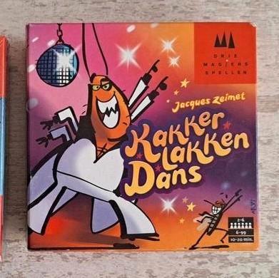 Kakkerlakken dans kaart spel, Hobby en Vrije tijd, Gezelschapsspellen | Kaartspellen, Zo goed als nieuw, Een of twee spelers, Drie of vier spelers