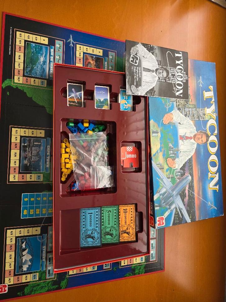 Tycoon bordspel, Hobby en Vrije tijd, Gezelschapsspellen | Bordspellen, Zo goed als nieuw, Ophalen of Verzenden
