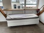 Elektrische boxspring - Zo goed als nieuw!, Ophalen, Verstelbaar, 90 cm, Wit