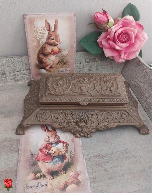 Art Nouveau postzegel doosje met neoklassiek ontwerp, Antiek en Kunst, Curiosa en Brocante, Ophalen of Verzenden