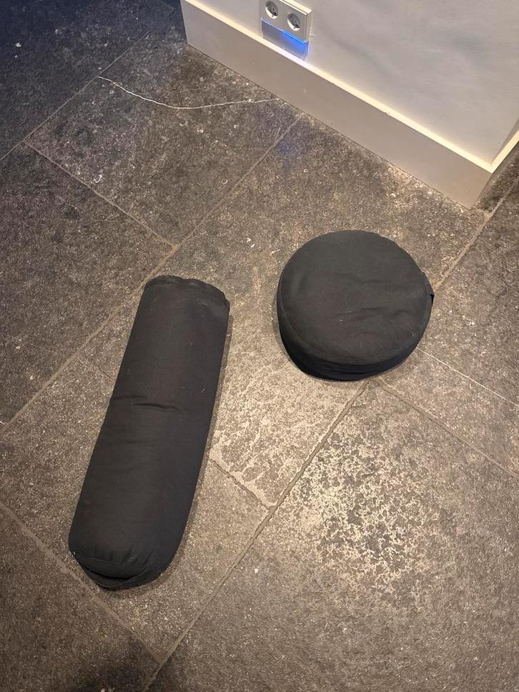Yoga Kussens en Bolster Set, Sport en Fitness, Yoga en Pilates, Zo goed als nieuw, Ophalen