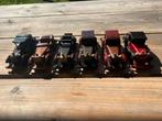 6 Handgemaakte Vintage Houten Auto’s Oldtimers 15 x 6 cm, Ophalen of Verzenden