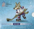 BU set Slowakije 2011 Blister IJshockey - 1 cent t/m 2 euro, Postzegels en Munten, Munten | Europa | Euromunten, Setje, Slowakije