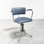 Vintage Gispen bureaustoelen, info en prijs in omschrijving., Ophalen, Gebruikt, Twee, Blauw
