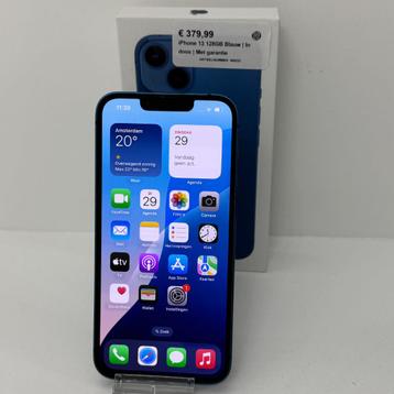 iPhone 13 128GB Blauw | In doos | Met garantie beschikbaar voor biedingen