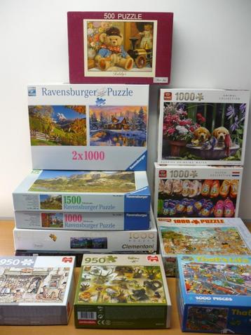 Puzzels Jumbo, Ravensburger, Clementoni, That's life enz. beschikbaar voor biedingen