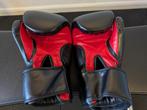 Bokshandschoenen | 12 oz | Zwart met rood | Everlast, Sport en Fitness, Boksen, Ophalen, Zo goed als nieuw, Bokshandschoenen