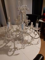 Kroonluchter wit kunststof, Huis en Inrichting, Lampen | Kroonluchters, Ophalen, Gebruikt, Kunststof
