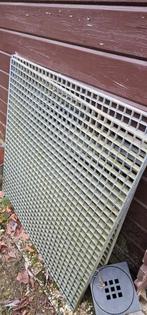 2 verzinkt ijzeren roosters, Tuin en Terras, Gebruikt, 100 cm of meer, Vierkant, Ophalen of Verzenden