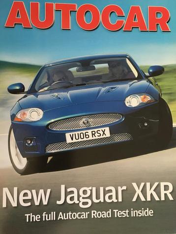 Jaguar XKR Autocar test brochure/folder 2006 Engels 