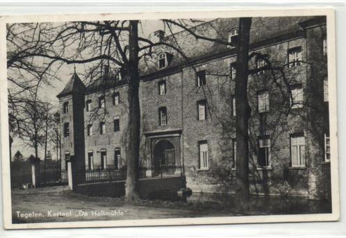 X29033 tegelen kasteel holtmuhle, Verzamelen, Ansichtkaarten | Nederland, Gelopen, Limburg, 1940 tot 1960, Verzenden