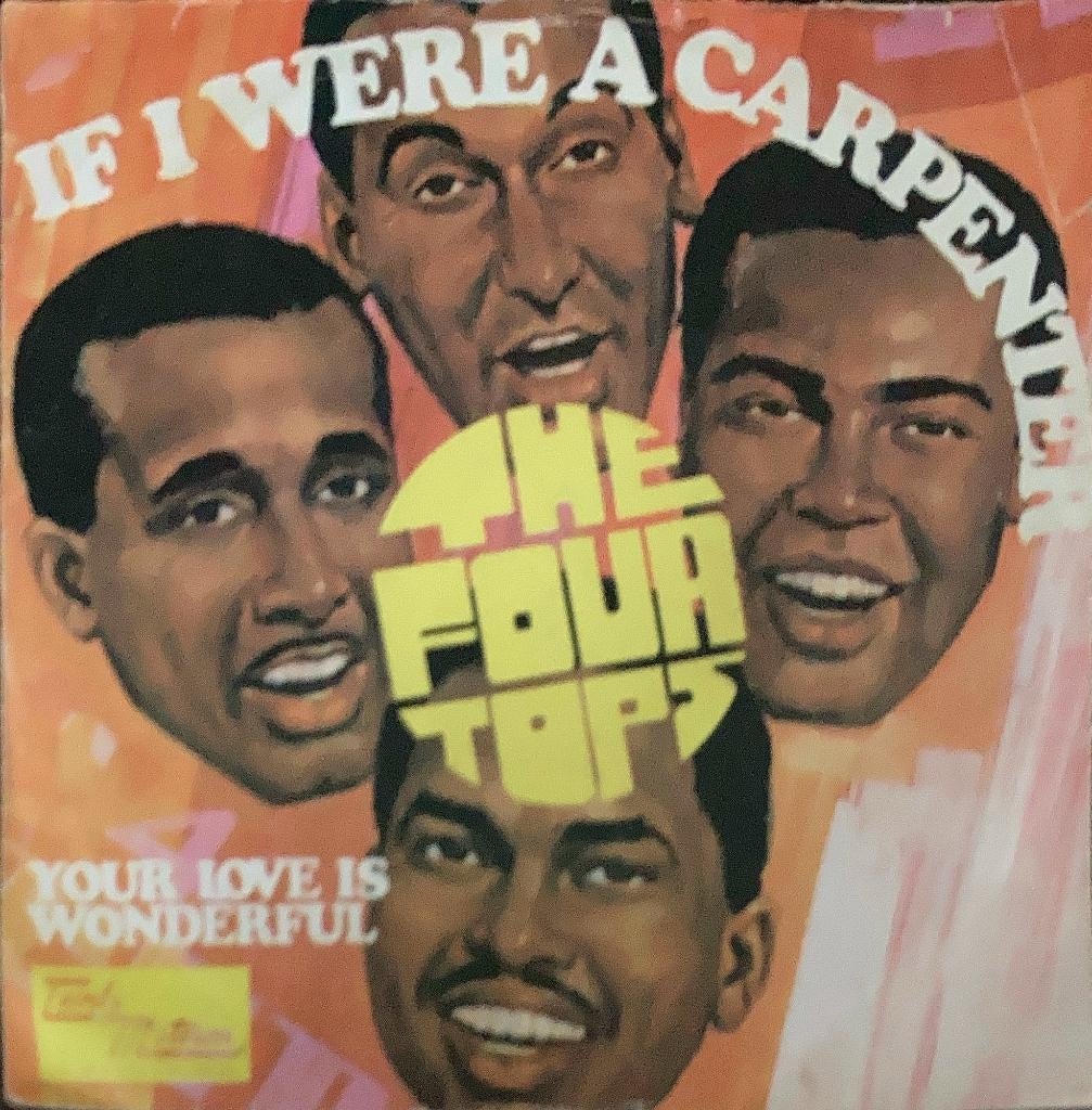 Four Tops, If I Were A Carpenter, Cd's en Dvd's, Vinyl Singles, Gebruikt, 7 inch, Single, Ophalen of Verzenden