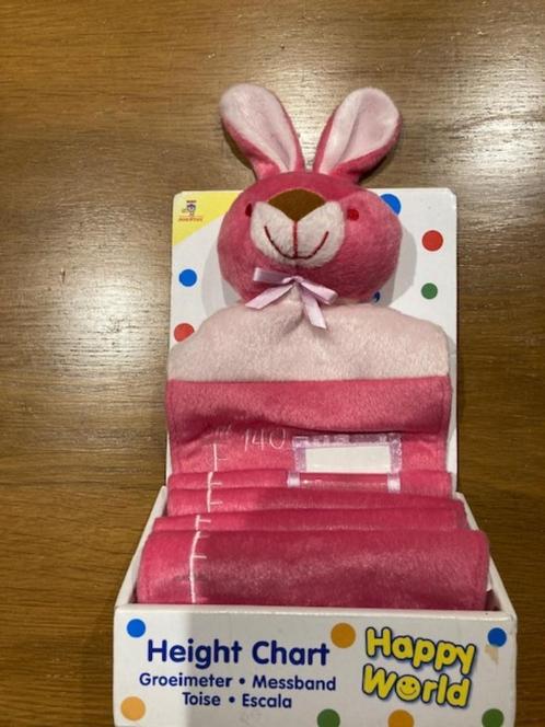 KONIJN groeimeter met fotolijstjes NIEUW in verpakking, Kinderen en Baby's, Kinderkamer | Inrichting en Decoratie, Nieuw, Wanddecoratie