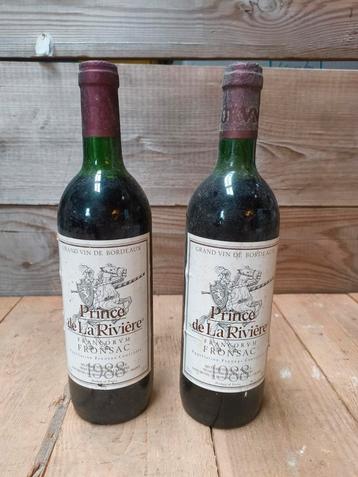 Prince de La Rivière Bordeaux Fronsac 1988 beschikbaar voor biedingen