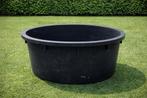 Te koop: Grote stevige kunststof bak / kuip (zwart), Ophalen, Kunststof, Rond, Zo goed als nieuw