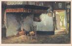 brabants binnenhuisje -naar g j  sijthoff schilder, Verzamelen, Ansichtkaarten | Nederland, Ophalen of Verzenden, Voor 1920, Noord-Brabant