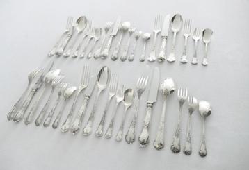 Wiskemann - Verzilverde bestekset - Louis XV - 36-delig beschikbaar voor biedingen