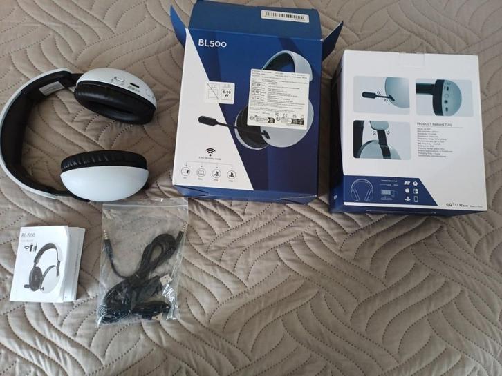 Wireless headset, Computers en Software, Headsets, Nieuw, Over-ear, Draadloos, Gaming headset, Inklapbare microfoon, Volumeregelaar