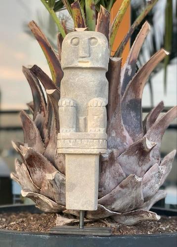 Sumba Stone Man - Handgemaakt Beeldje beschikbaar voor biedingen