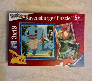 Ravensburger Pokémon puzzel 3x49 stukjes beschikbaar voor biedingen