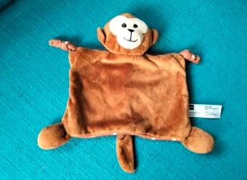Knuffeldoekje aap, met labeltje, van Hema beschikbaar voor biedingen