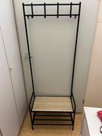 Kapstok met schoenenbank garderoberek, Huis en Inrichting, Woonaccessoires | Kapstokken, Ophalen, Gebruikt, Metaal, Staande kapstok